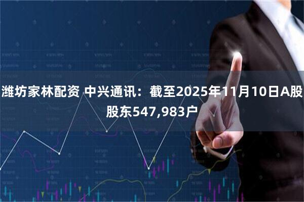 潍坊家林配资 中兴通讯：截至2025年11月10日A股股东547,983户